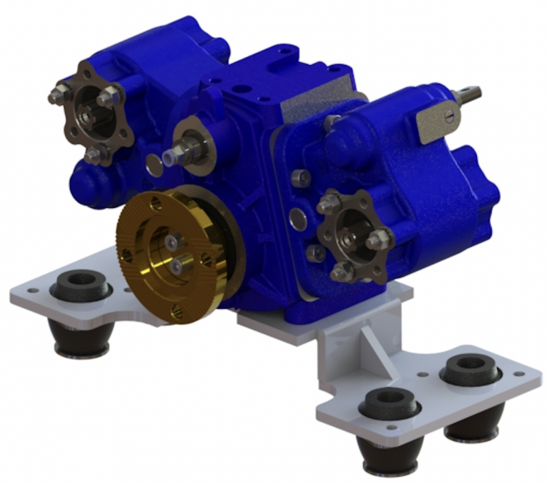 Split shaft PTO, Split shaft Unit, SSU, Split shaft gearbox 