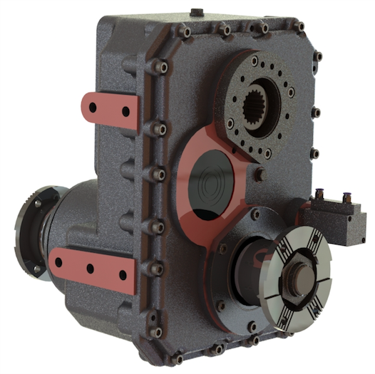 Transfer Case for Concrete Pump Trucks, Stiebel PTO for Putzmeister,  Schwing, Sermac, Stiebel gearbox