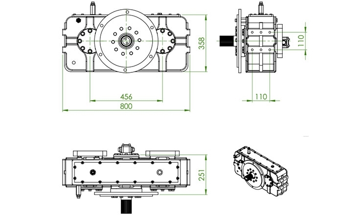 TYPE : OPS972 | REDUCTION GEARBOX