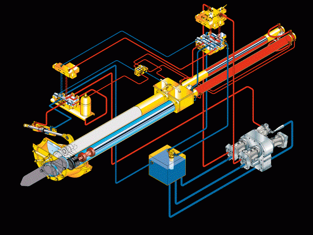 Verteilergetriebe Direktanbau von Axialkolbenpumpen